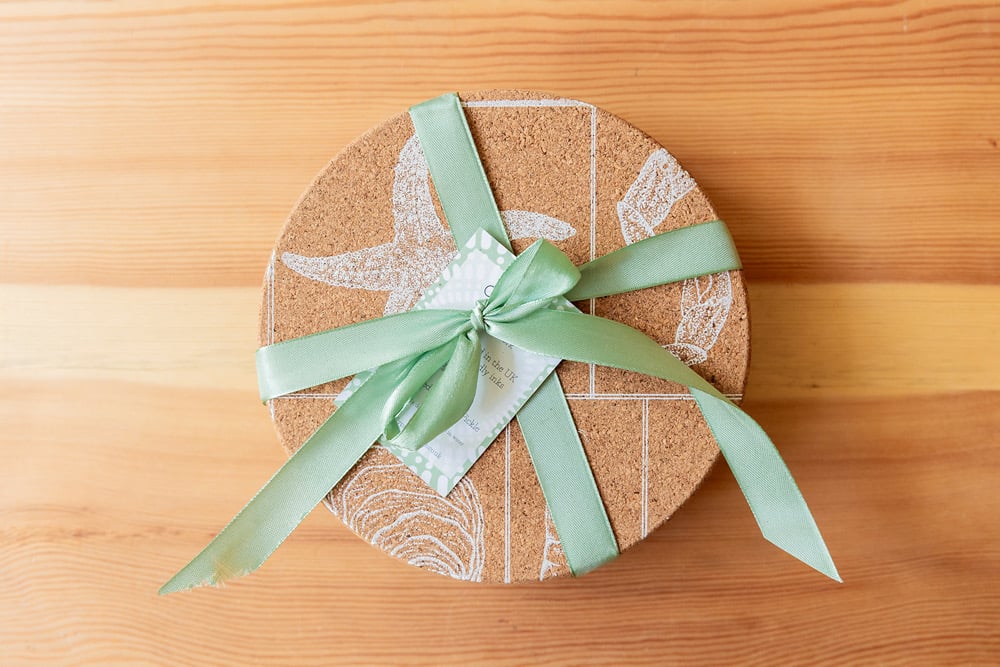 Beachcomber Cork Mats by Molly Pickle Design