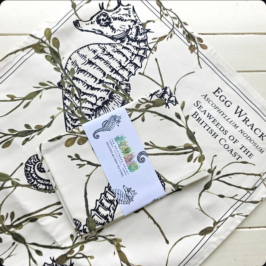 Seahorse Tea Towel by The Driftweed Artist