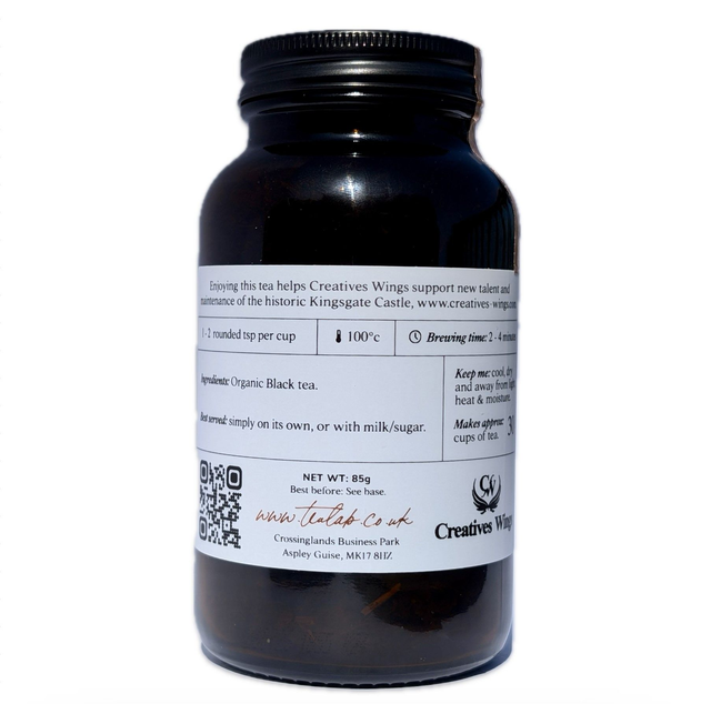 Castle Blend tea jar