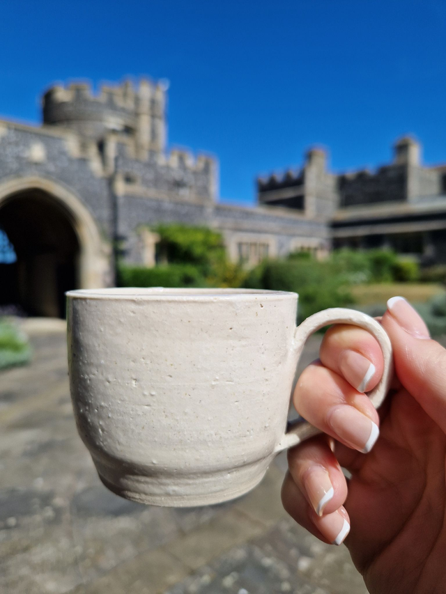 ReCinder cup handmade from castle ash