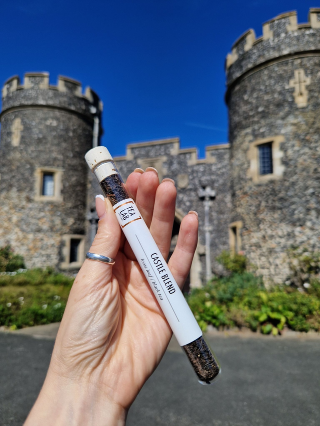 Castle Blend tea tube