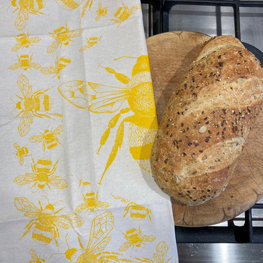 Insect Tea Towel by Molly Pickle Design
