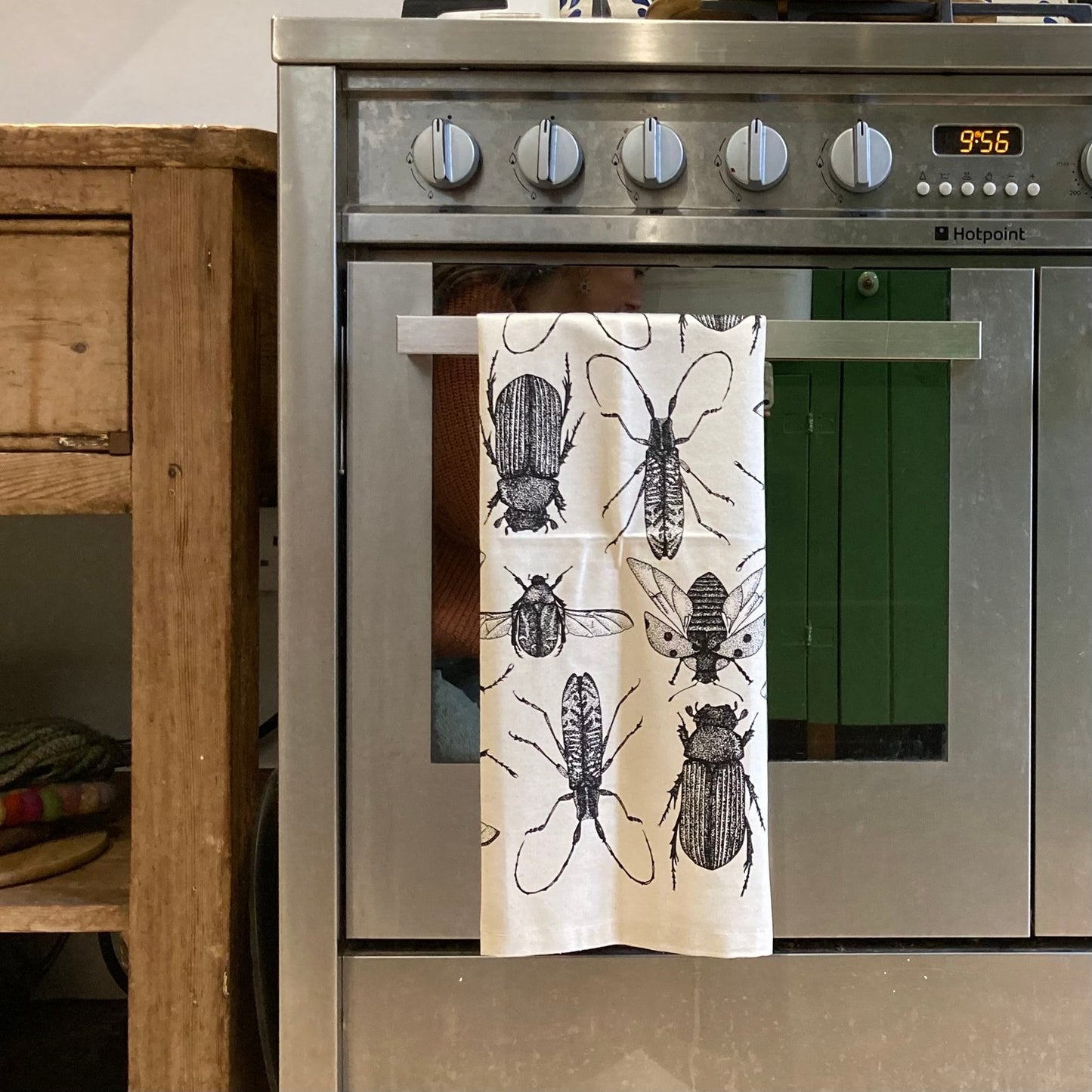 Insect Tea Towel by Molly Pickle Design