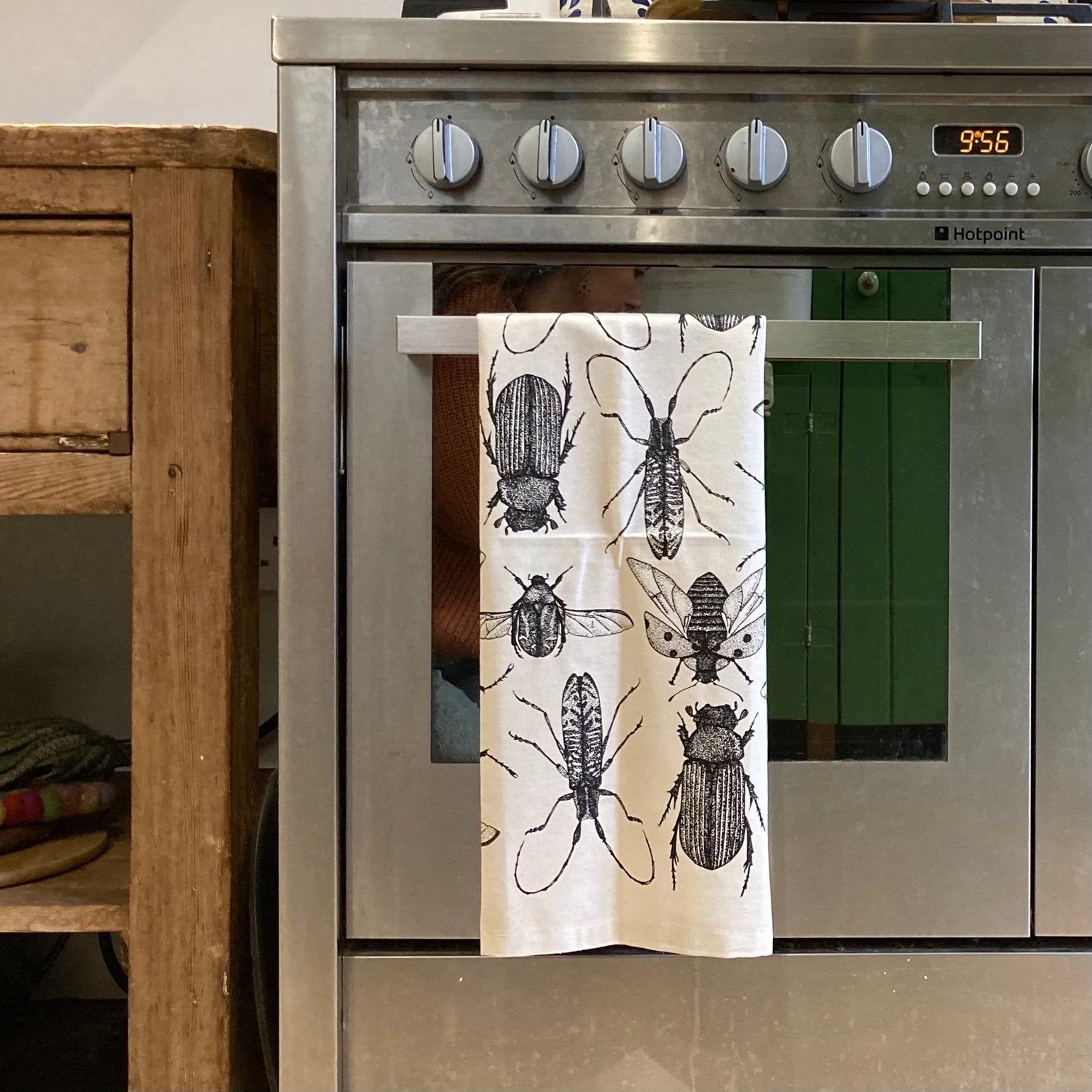 Insect Tea Towel by Molly Pickle Design