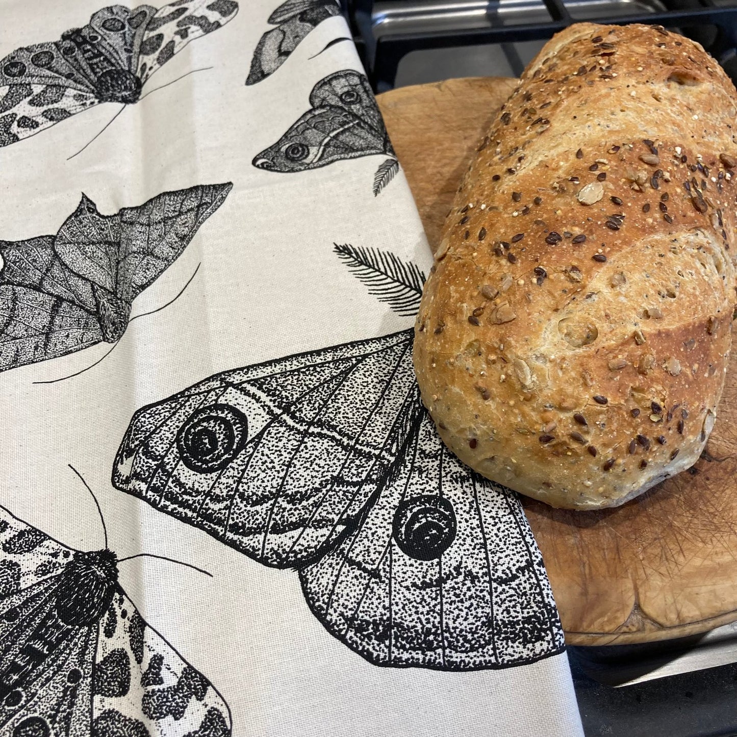 Insect Tea Towel by Molly Pickle Design